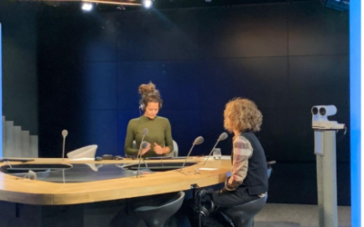 RTS, le 12h45 : Agathe Birden interviewe Béatrice Riand à l’occasion de la sortie du livre Ces gens-là