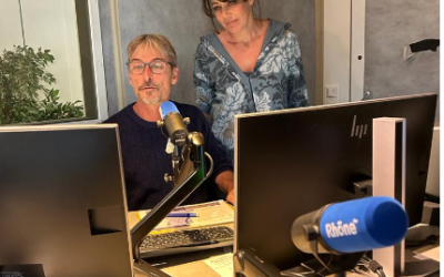 Rhône FM, 12 octobre 2023 : au micro de Christian Hermann, avec Sarah Briguet