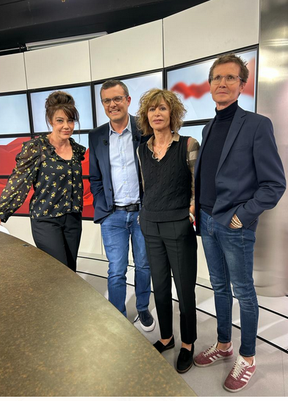 Au journal télévisé de Canal 9, le 18 octobre 2023, avec Maxime Siggen